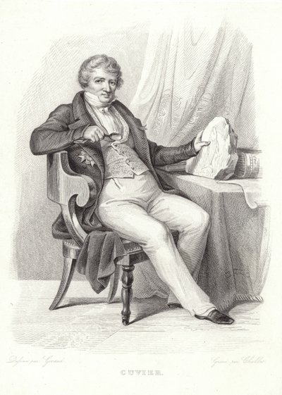 Portrét George Cuviera od French School
