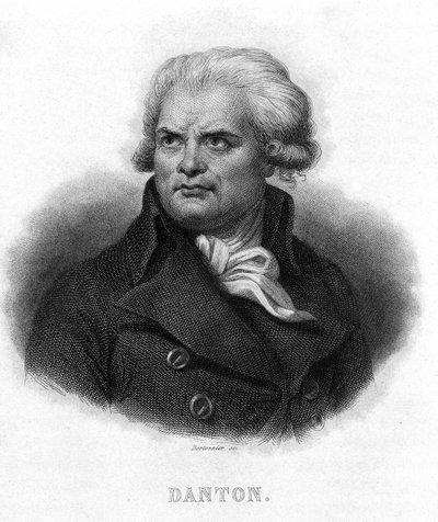 Portrét George Jacquese Dantona (1759 - 1794) - v “”Revolution francaise”” od Thierse. 19. století od French School
