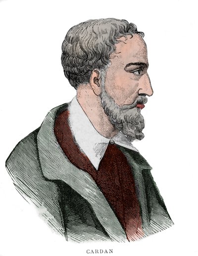 Portrét Gerolama Cardana (Girolamo Cardano, Hieronymus Cardanus nebo Jerome Cardan od French School