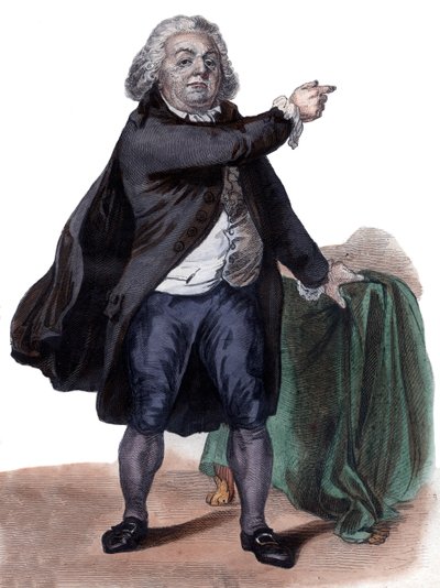 Portrét Honore Gabriela Riquetiho, hraběte de Mirabeau (1749-1791), francouzského politika a revolucionáře. od French School