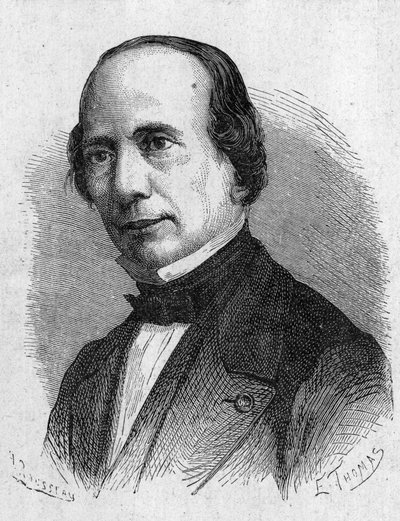 Portrét J. Caselliho, italského fyzika - v „“ Album of Science; věhlasní vědci; Velké objevy “”” 1896. od French School