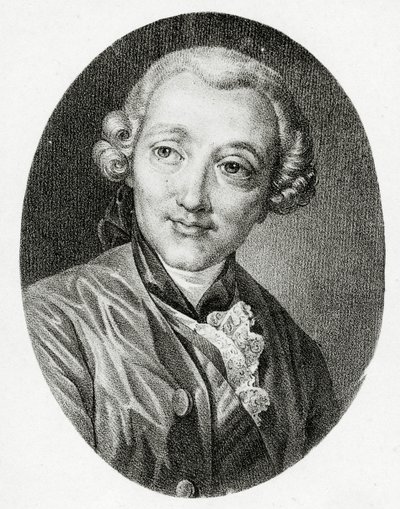 Portrét Jacquese-Germaina Soufflota, od French School