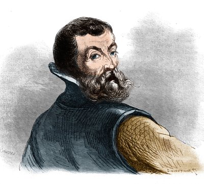Portrét Jacquese Cartiera (1491-1557), francouzského mořeplavce a průzkumníka. od French School