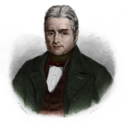 Portrét Jacquese Lafittea (1767-1844), francouzského politika a bankéře. v „Knize řečníků“ od Louise de Cormenin Timona. 1842. Soukromá sbírka. od French School