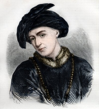 Portrét Jana Husa (nebo Jean Huss od French School