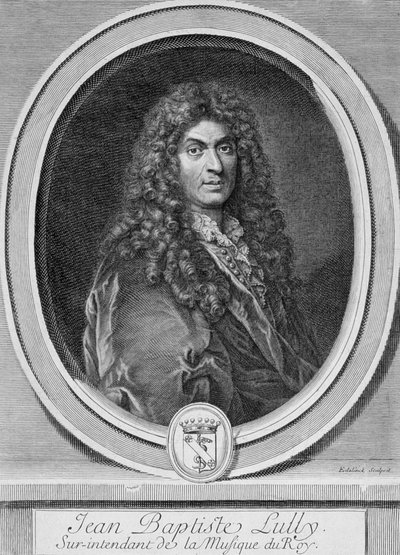 Portrét Jean-Baptiste Lully (1632-87) od French School