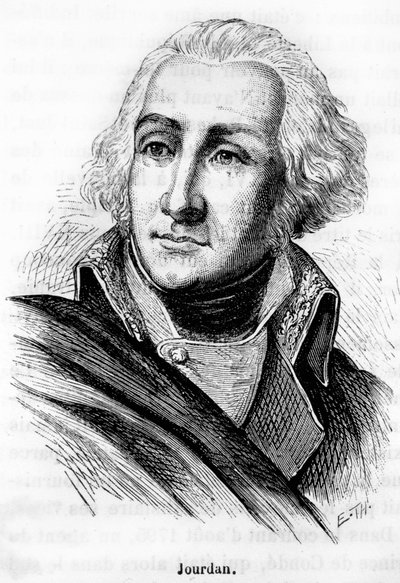 Portrét Jeana Baptista Jourdana (1762-1833), maršála Říše, vítěze bitvy u Fleurus (26. června 1794) - v "" L