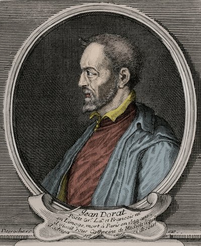 Portrét Jeana Dorata (Auratus vlastním jménem Jean Dinemandi od French School