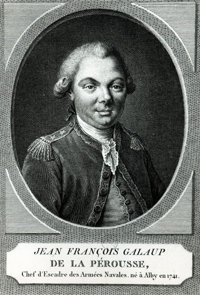 Portrét Jeana Francoise Galaupa de la Perouse (1741-88) od French School