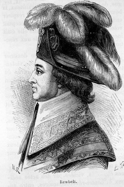 Portrét Jeana Françoise Rewbella (nebo Reubella), francouzského politika (1747 - 1807) - v „“ L
