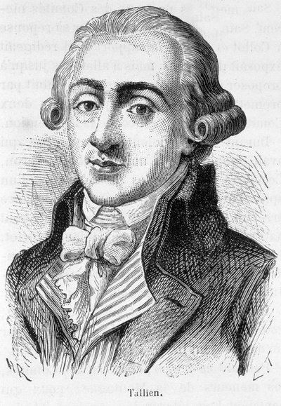 Portrét Jeana Lamberta (Jean-Lamberta) Talliana, francouzského politika (1767-1820) - v „“ L