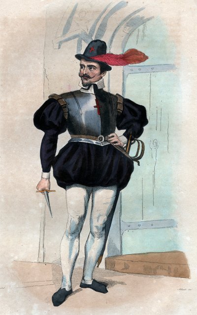 Portrét Jeana Leclerca, zvaného Bussy Leclerc († 1635). od French School