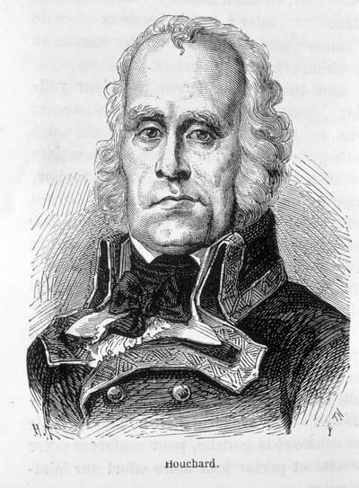 Portrét Jeana Nicolase Houcharda (1738 - 1793), francouzského generála - v „“L’Histoire de France““ od Henriho Martina od French School