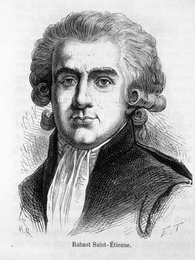 Portrét Jean Paul Rabaut St Etienne, francouzský politik (1743 - 1793) - v „“L’Histoire de France““ od Henriho Martina od French School