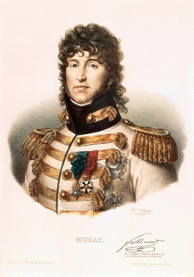 Portrét Joachima Murata (1767-1815), marechal de France, krále Neapole od French School