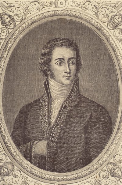 Portrét Josepha Fouche, vévody z Otranta (1763-1829) (rytina) od French School