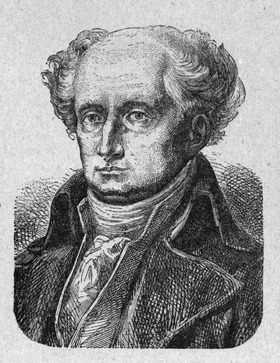 Portrét Josepha Jerome Simeona (1749-1842), francouzského právníka a politika Rytina z roku 1889. Soukromá sbírka. od French School