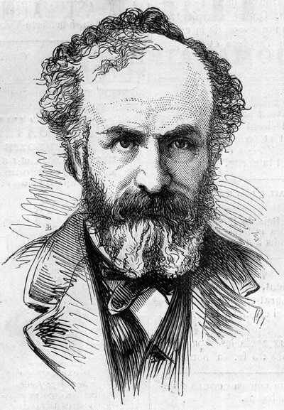 Portrét Julese Jansenna (1824-1907), francouzského astronoma, metoda pozorování slunečních protuberancí. Rytina v „“ Le Monde Illustré““ č. 911 z 26. září od French School