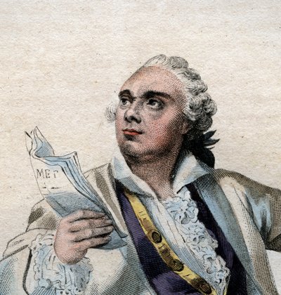 Portrét Lekaina (1729-1778), francouzský herec. od French School