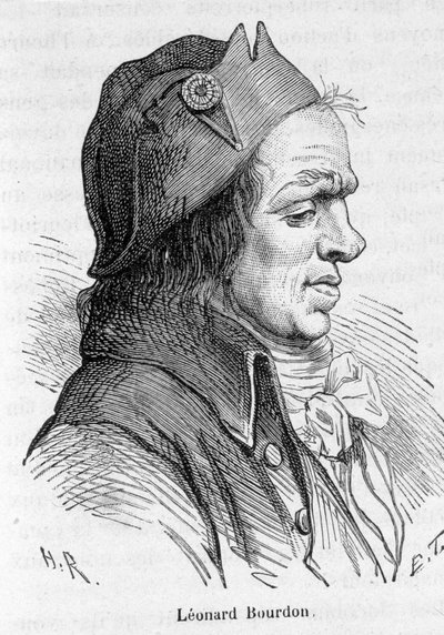 Portrét Leonarda Bourdona (1754-1807), francouzského politika - v "" L