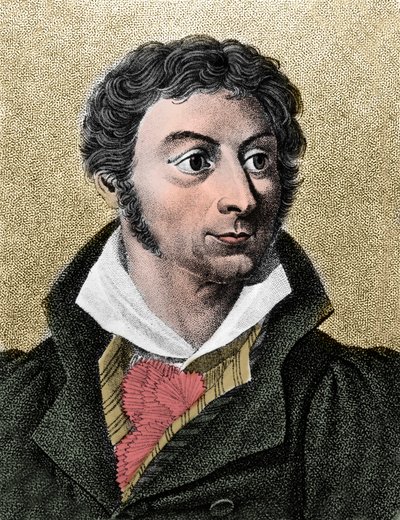 Portrét Lorenze Okena (1779-1851). Německý přírodovědec a filozof od French School