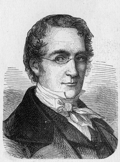 Portrét Louis-Joseph Gay-Lussac (Louis Joseph Gay Lussac) (1778 - 1850) - v „“ Album of Science; proslulí učenci; Velké objevy “”” 1896. od French School