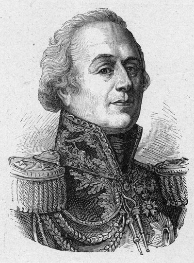 Portrét Louis-Marie (Louis Marie) od Narbonne Lara, francouzského hraběte a generála (1755-1813) od French School