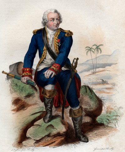 Portrét Louise Antoina, hraběte de Bougainville (1729-1811), francouzského admirála a cestovatele. od French School