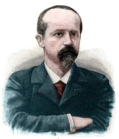 Portrét Louis Jean Baptiste Lepine (1846 -1933) francouzský právník a politik, vynálezce soutěže Lepine. od French School