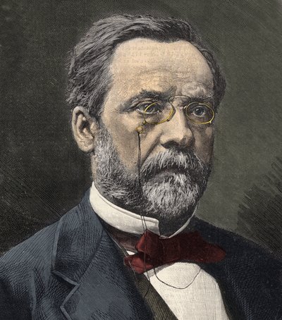 Portrét Louise Pasteura (1822-1895), anglického chemika a mikrobiologa od French School