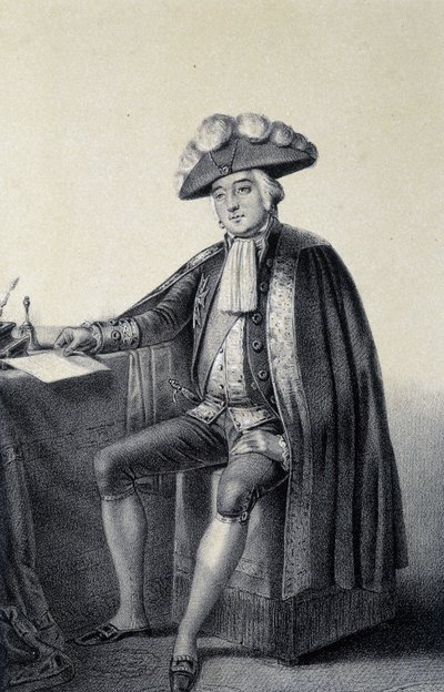 Portrét Ludvíka Filipa II Josefa, vévody z Orléans a Chartres, známého jako Philippe Egalité od French School