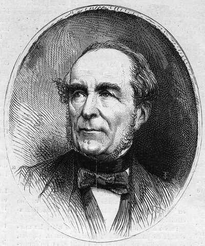 Portrét Louise Viteta (1802-1873), francouzského politika. Rytina v „“ Le Monde Illustré““ č. 844 ze dne 13. června 1873. od French School