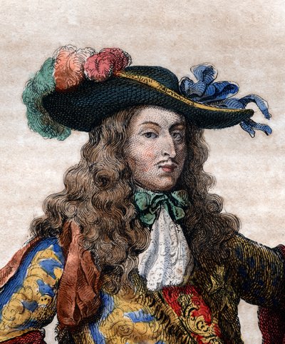 Portrét Louise de Bourbon, prince z Conde (1621-1686), francouzského generála, známého jako le Grand Conde. od French School