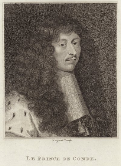 Portrét Louise de Bourbon, prince z Condé od French School