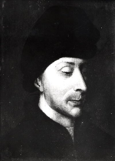 Portrét Ludvíka Francouzského (1372-1407) vévoda z Orleansu, kolem 1420 od French School