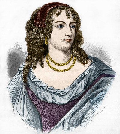 Portrét Marion Delorme (Marie de Lon, Demoiselle de Lorme od French School