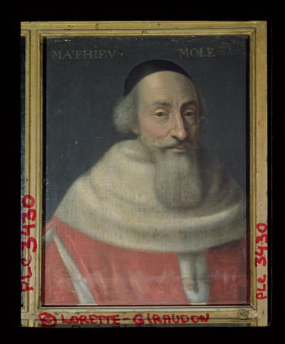 Portrét Mathieu Mole (1584-1656) Lord of Champlatre od French School