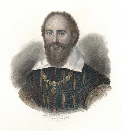 Portrét Maxmiliána de Bethune, barona de Rosny a vévody ze Sully od French School