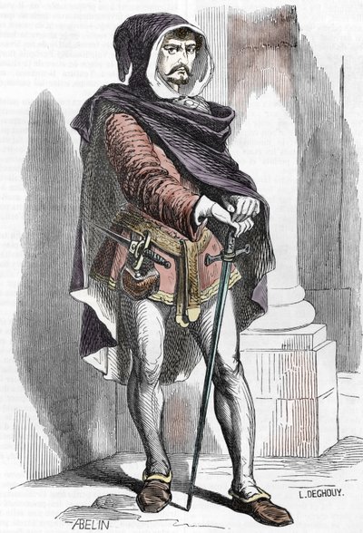 Portrét Michelotto Corella od French School