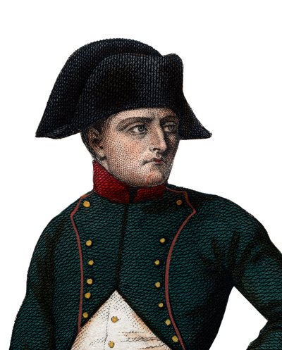 Portrét Napoleona Bonaparta (1768-1821) jako prvního konzula. od French School