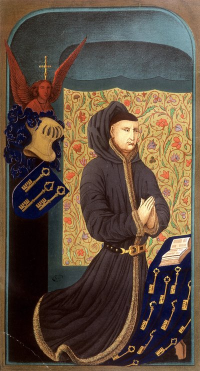 Portrét Nicolase Rolina, kancléře Burgundska za Philippa Le Bona a zakladatele nemocnice v Beaune od French School