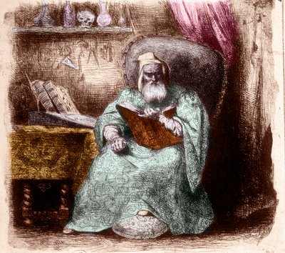 Portrét Nostradama, Michel de Notre Dame (rytina) od French School