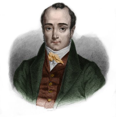 Portrét Paul Jean Pierre Sauzet (1809-1876), francouzský politik. v „“ LIBRE DES PERSONERS““ od Louise de Cormenin Timona. 1842. Soukromá sbírka. od French School