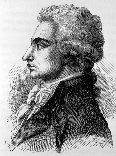 Portrét Philippe Antoine Merlin, dit Merlin de Douai (1754-1838), francouzský politik. V „Dějinách Francie““ od Henriho Martina od French School