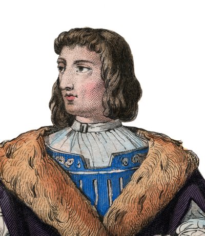 Portrét Philippe de Commines (1447-1511), francouzský spisovatel a diplomat. od French School
