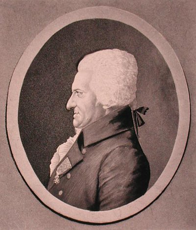 Portrét Pierre-Alexandre Monsigny (1729-1817) vyrytý Edme Quenedey (1756-1830) (rytina) od French School