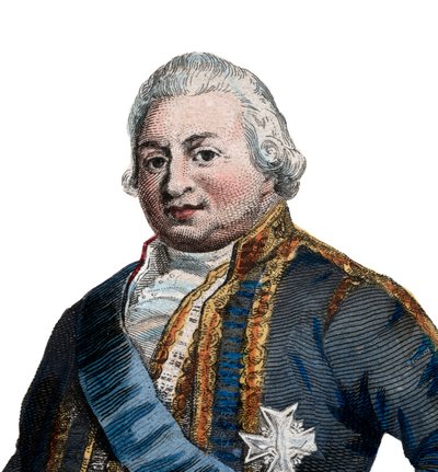 Portrét Pierre Andre de Suffren de Saint Tropez, bailli de Suffren (1729-1788), francouzský admirál. od French School