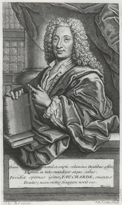 Portrét Pierra Faucharda (1678-1763) od French School