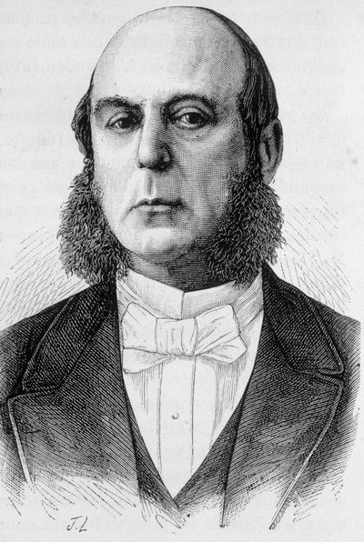 Portrét francouzského politika Pierra Julese Baroche (1802 - 1870) od French School