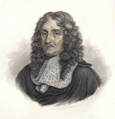 Portrét Pierre Paul de Riquet (1604-1680), francouzský inženýr. v „Portrétech užitečných mužů“ od French School